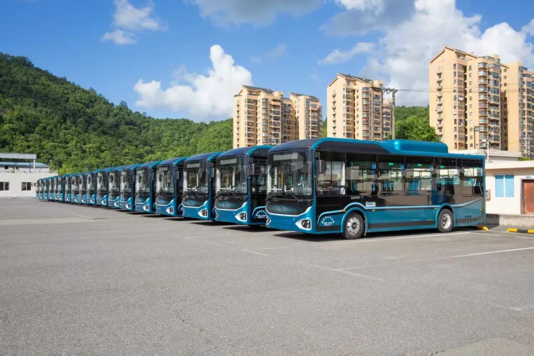 瑞安公交迎来一批金龙新能源公交车！(图1)